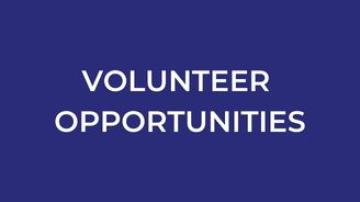 Volunteer Opportunities