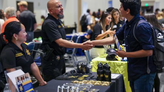 Probation at College Career Fair
