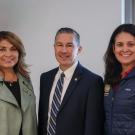 Chief Daniel Hernandez with Assemblywoman Quirk-Silva (CA-67) and Assemblywoman Pacheco (CA-64)