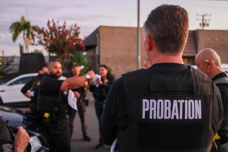 Probation officers in the field
